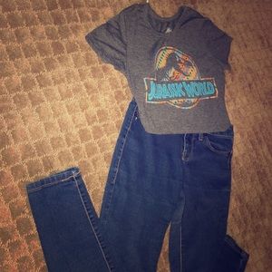 Jean and t-shirt combo